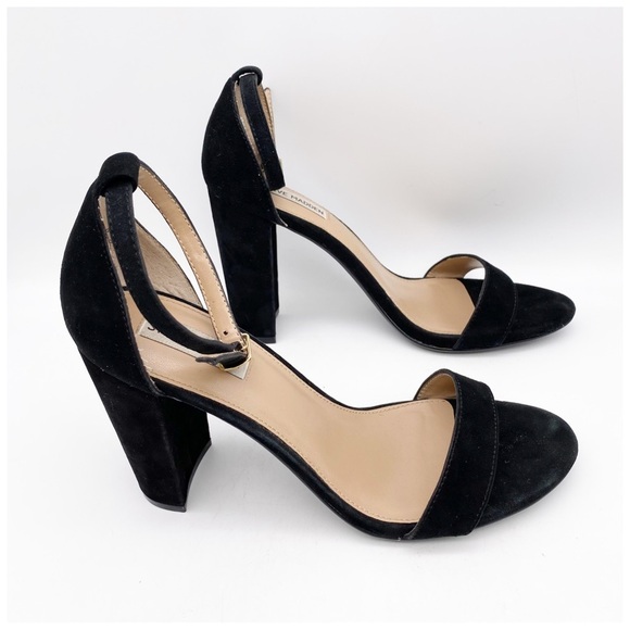 Steve Madden Carson Black‎ Suede Heels Size 11 - Picture 8 of 11